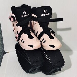 FIT BOOTS Rebound Jumping Fitness Boots Pink Women Low Impact Bounce SMALL SIZE